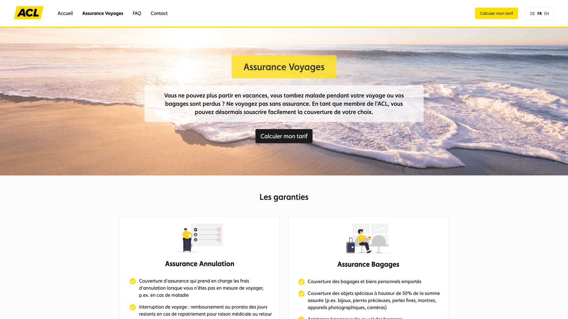 ACL Assurances Screenshot