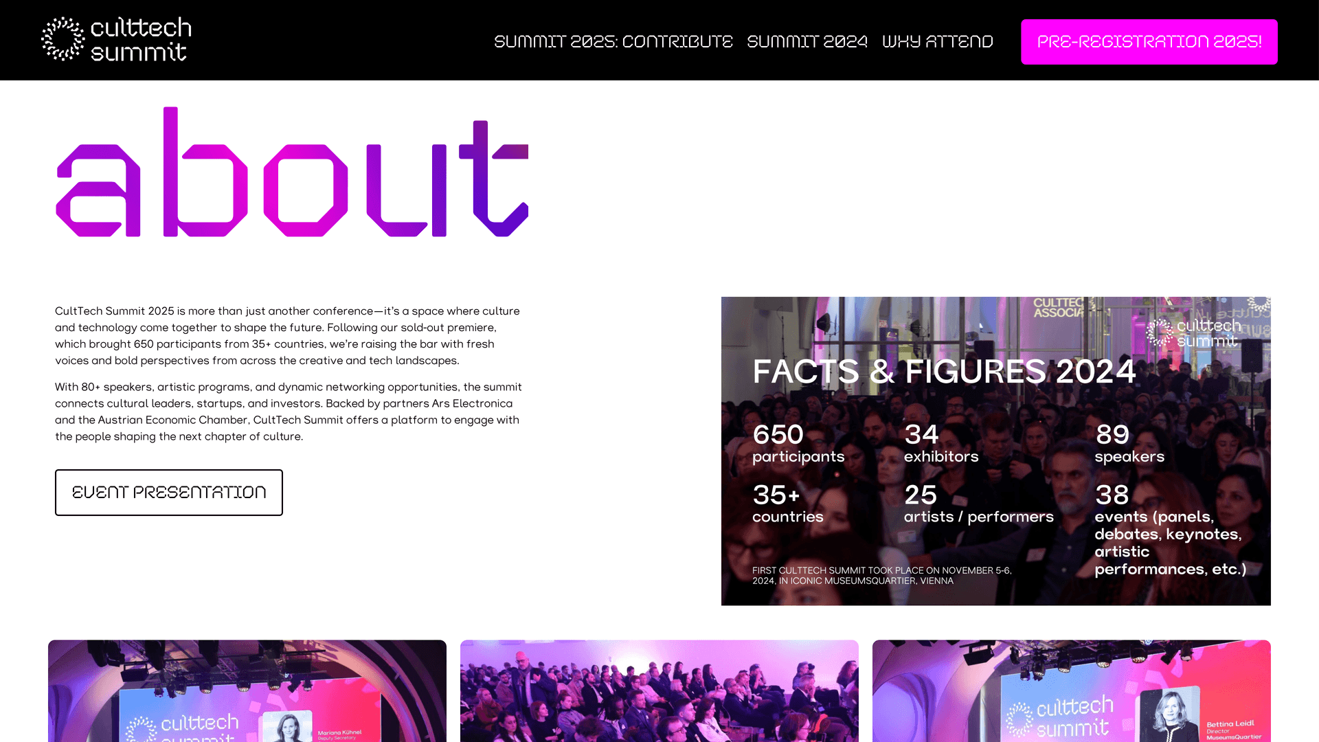 CultTech Summit Screenshot