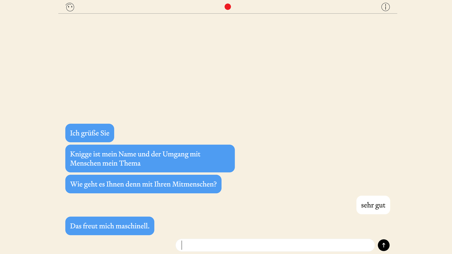 Knigge Chat Screenshot