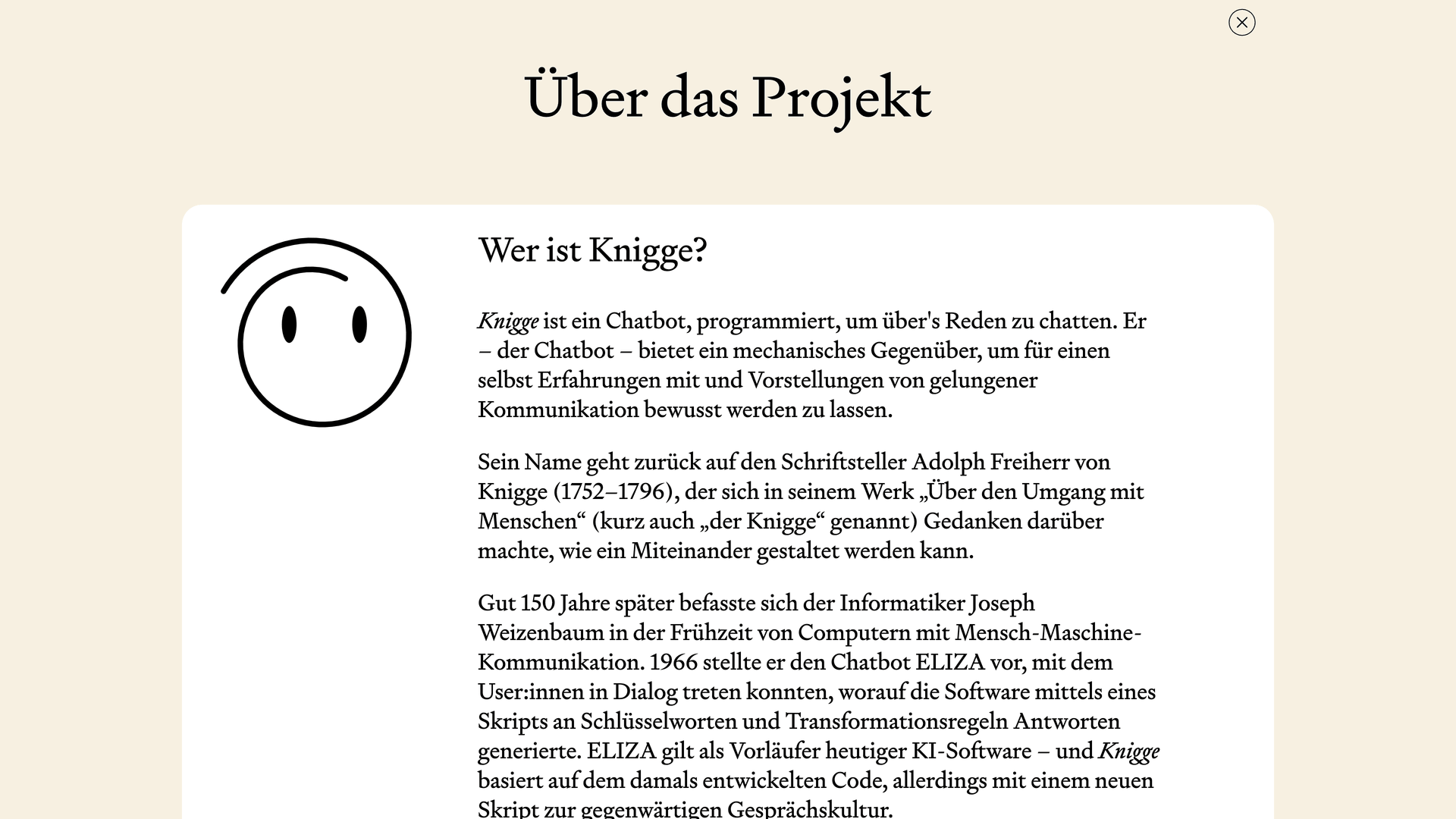 Knigge Chat Screenshot