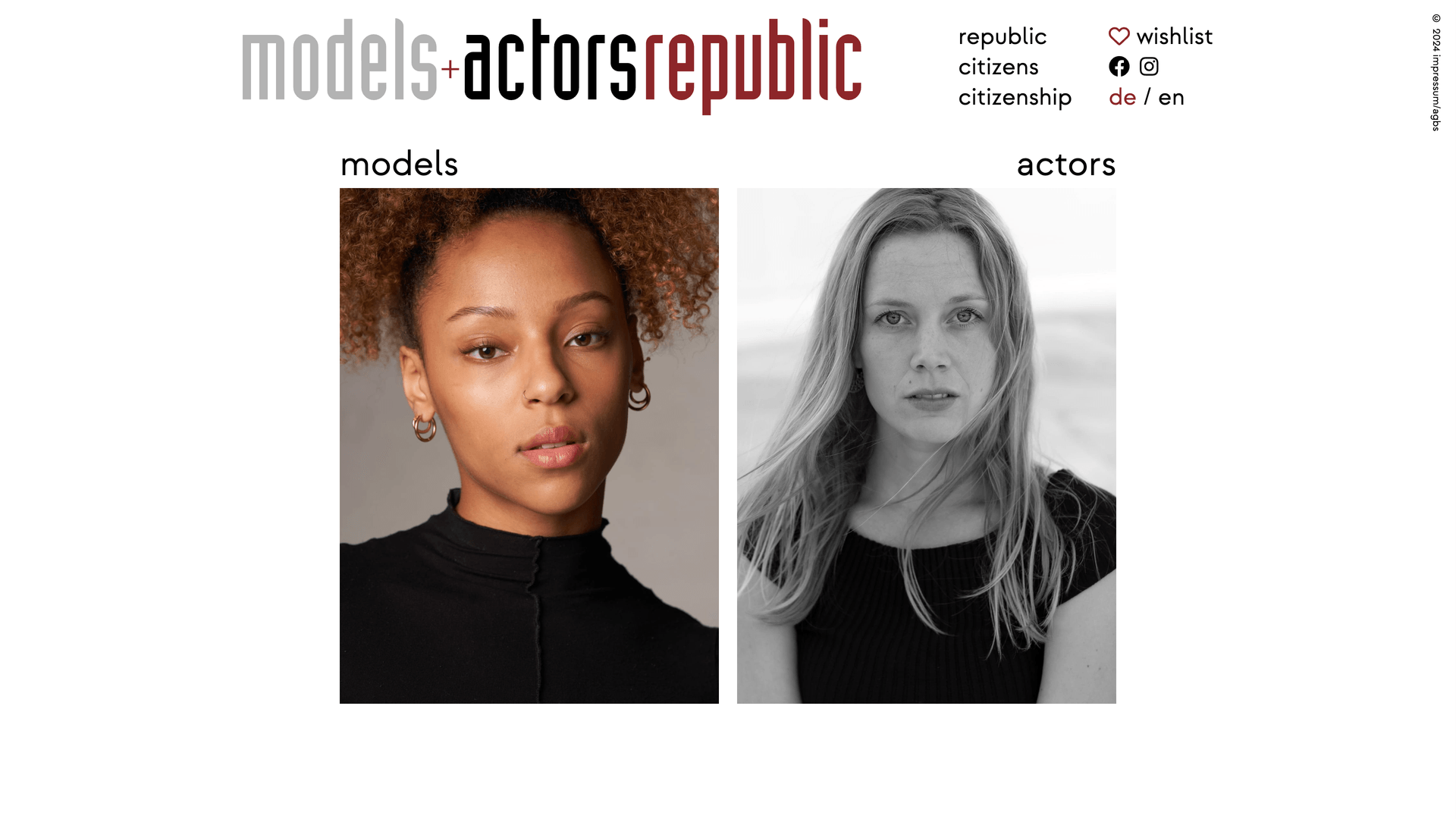 models + actors republic Screenshot