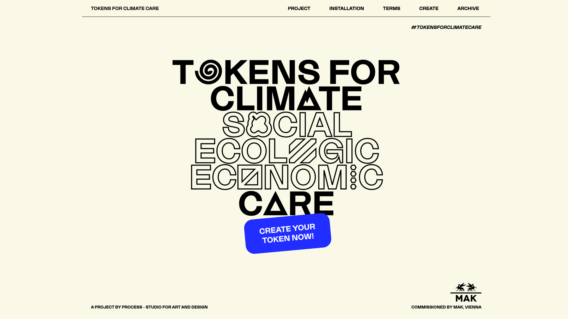 Tokens for Climate Care Screenshot