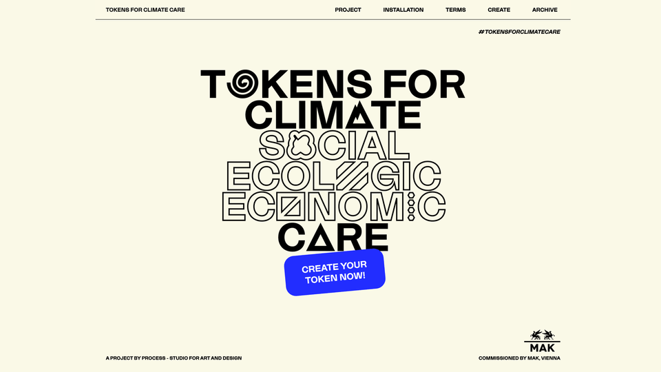 Tokens for Climate Care Screenshot